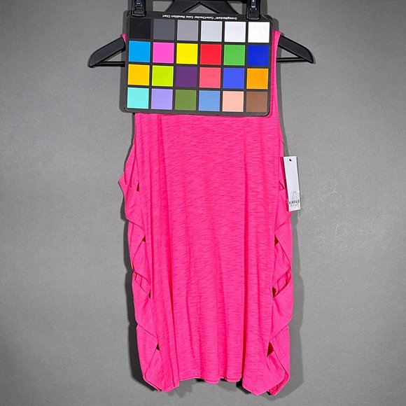 NWT Kinesis Pink Athletic Braided‎ Side Tank Top Size L - Picture 11 of 14